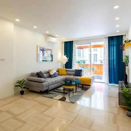 L38 Staywizus - Fleur 7min Walk To Beach, Free Parking Balcony & Ac * Nizza